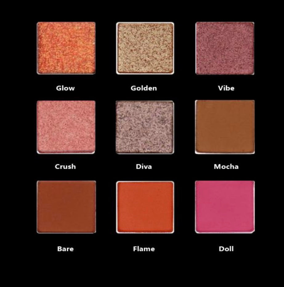 KISSES OF COLORS EYE SHADOW PALLET